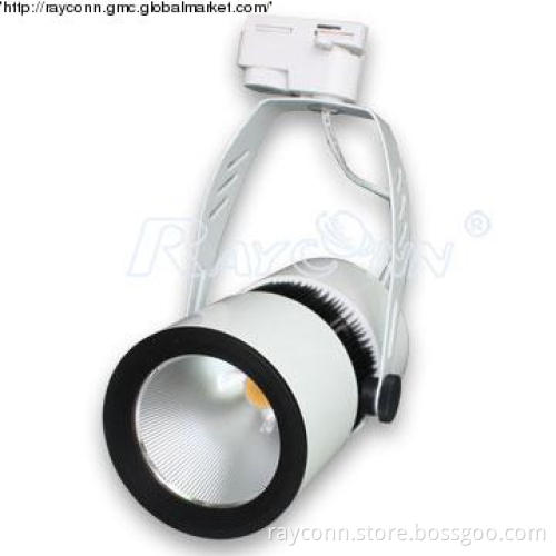 Black color LED track light, 18w cob led track spot lighting (WD)